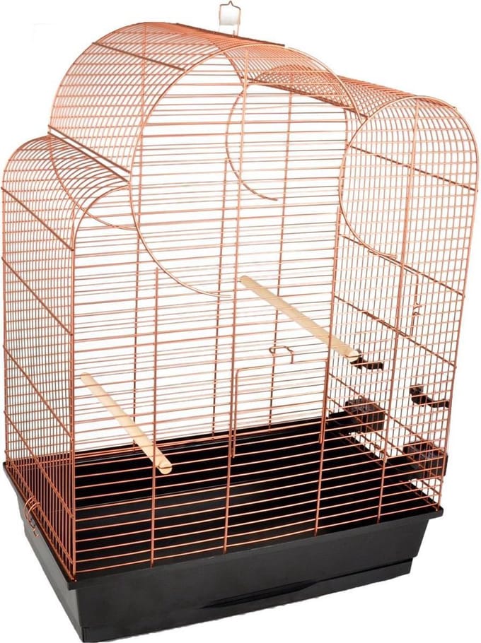 Vogelkooi Wammer 1 - Zwart/Koper