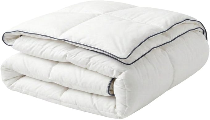TELENO - Dekbed - Wit - 155 x 220 cm - Japara katoen