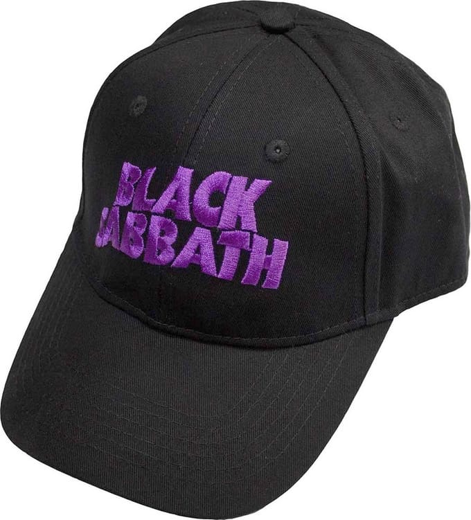 Black Sabbath - Demon & Logo Baseball pet - Zwart