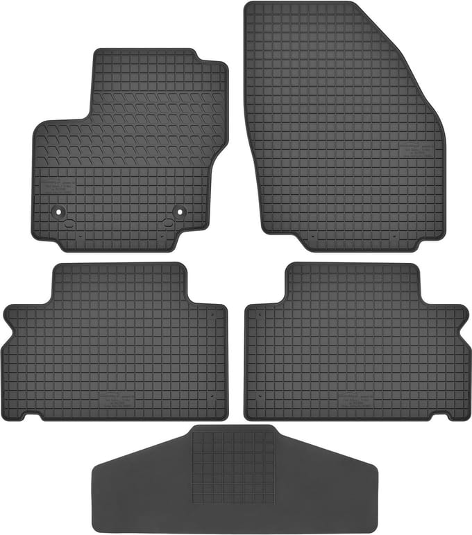 Max-Dywanik Motohobby - Auto Vloermatten - Ford S-Max 2010-2015 - Zwart - Rubber