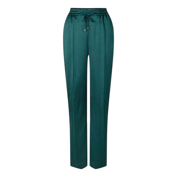 Ted Baker Umaibo satijnen joggingbroek voor dames (Donkergroen)