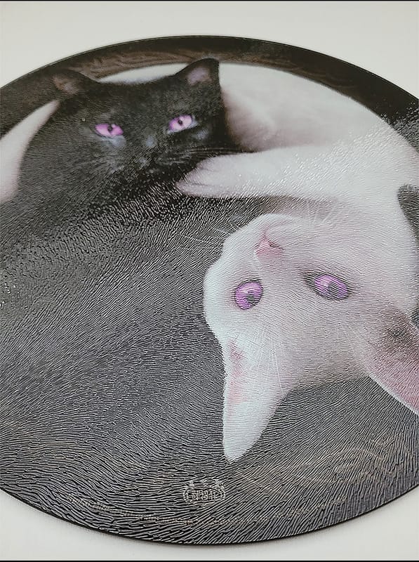 Spiral - Gothic Snijplank - Ying Yang Cats - voor Geen - meerkleurig