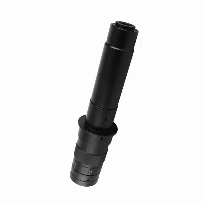 300X Verstelbare 25mm Zoom CMount Lens 0.7X4.5X Industriële Microscoop Camera Vergrotende Lens gray