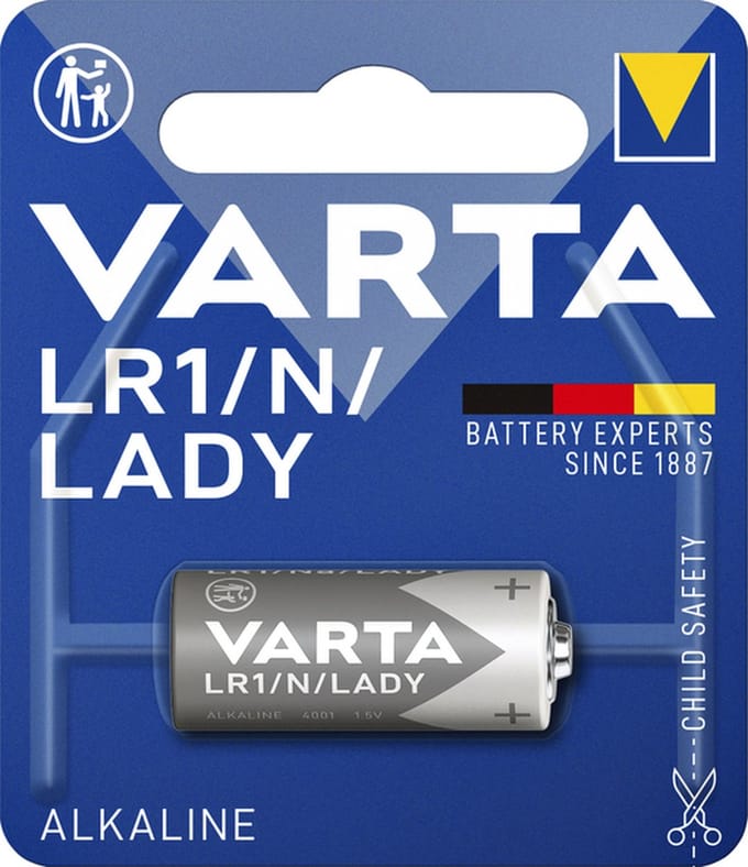 Batterij varta 1x lr1 n lady alkaline | 10 stuks