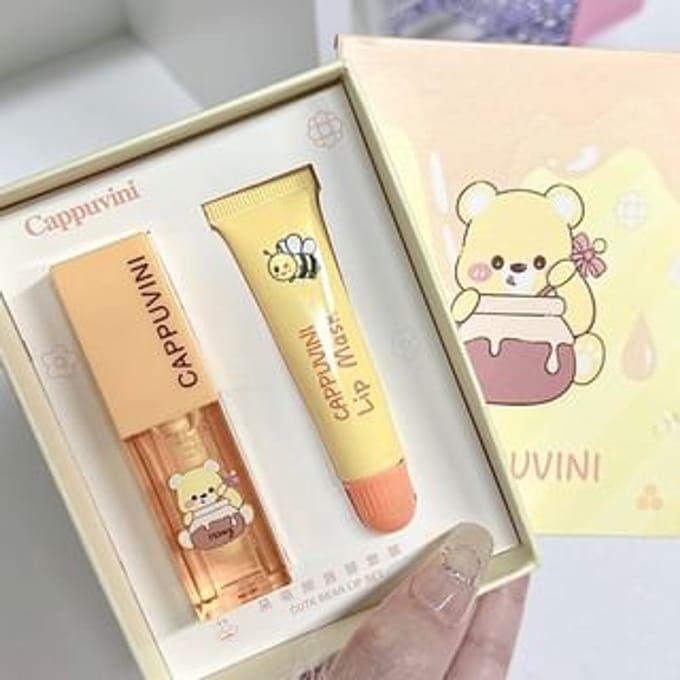 Cappuvini - Honey Lip Oil & Lip Mask Set Set (01+02)