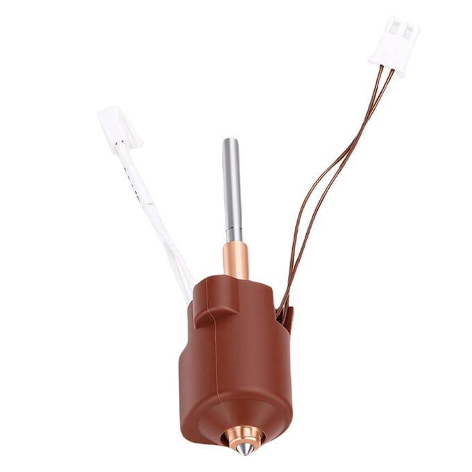 Vervangende Hotend voor K1C K1 Max 3D-printer 0,4 mm Mondstuk 88W Keramisch Verwarmingsblok Hotend Kit brown