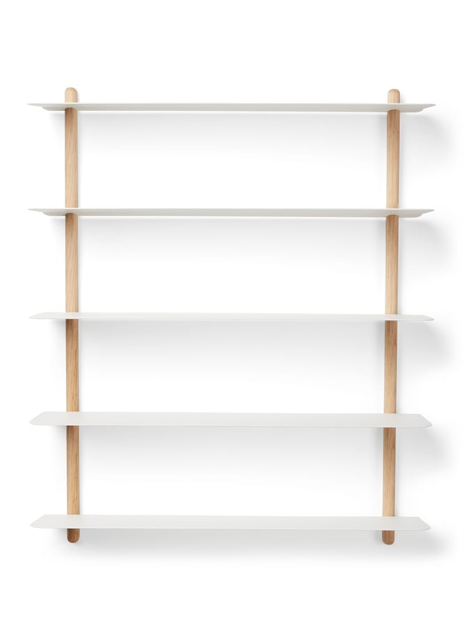 Gejst Nivo Wandrek Configuratie E - eiken/wit