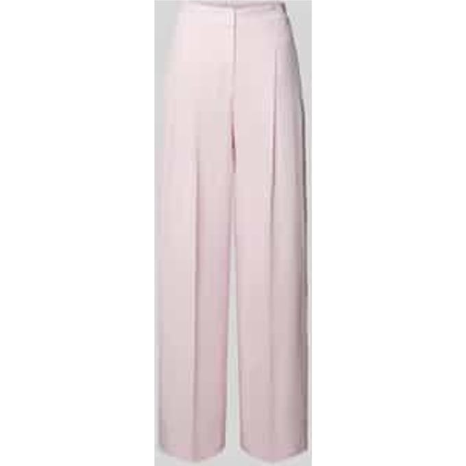 relaxed fit broek van linnenmix model 'TIANA11'