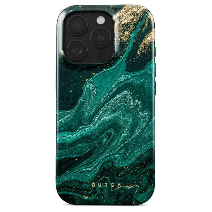 Burga Tough Case geschikt voor Apple iPhone 16 Pro Max - Emerald Pool