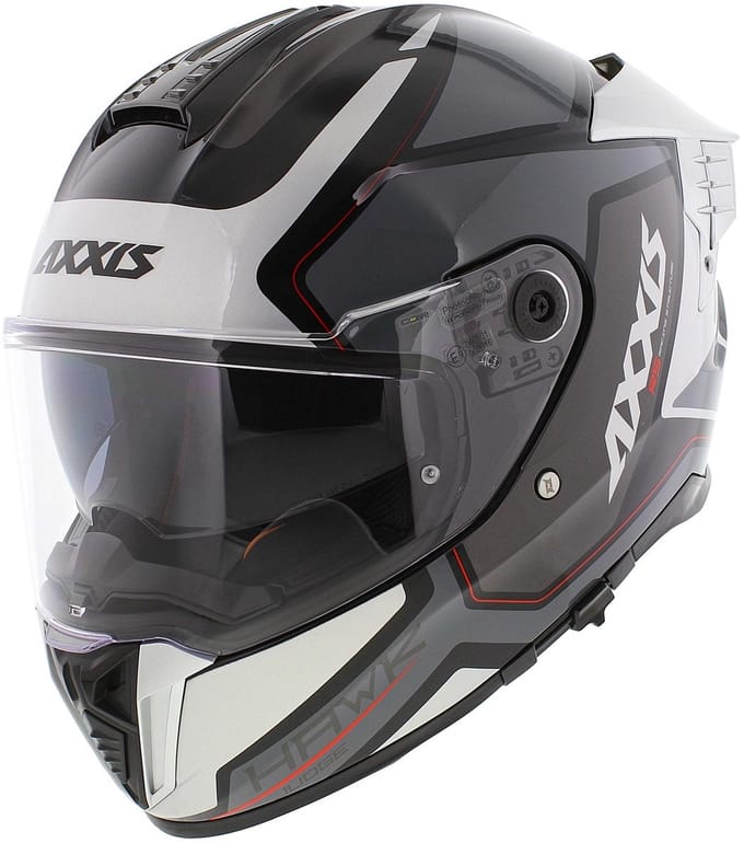 Axxis Hawk SV Evo Integraal helm Judge B2 glans grijs titanium
