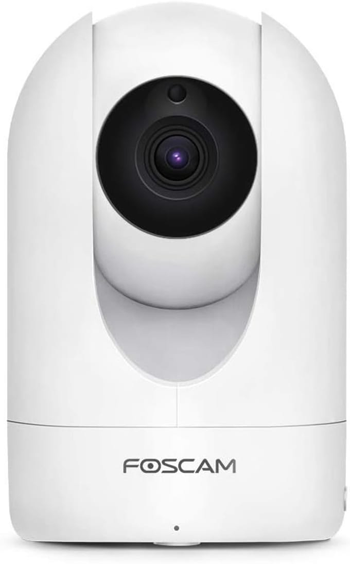 Beveiligingscamera Binnen - Ultra HD Camera - Thuis Bewaken - Gemotoriseerde PTZ - 12 x 7 x 7 cm - Wit