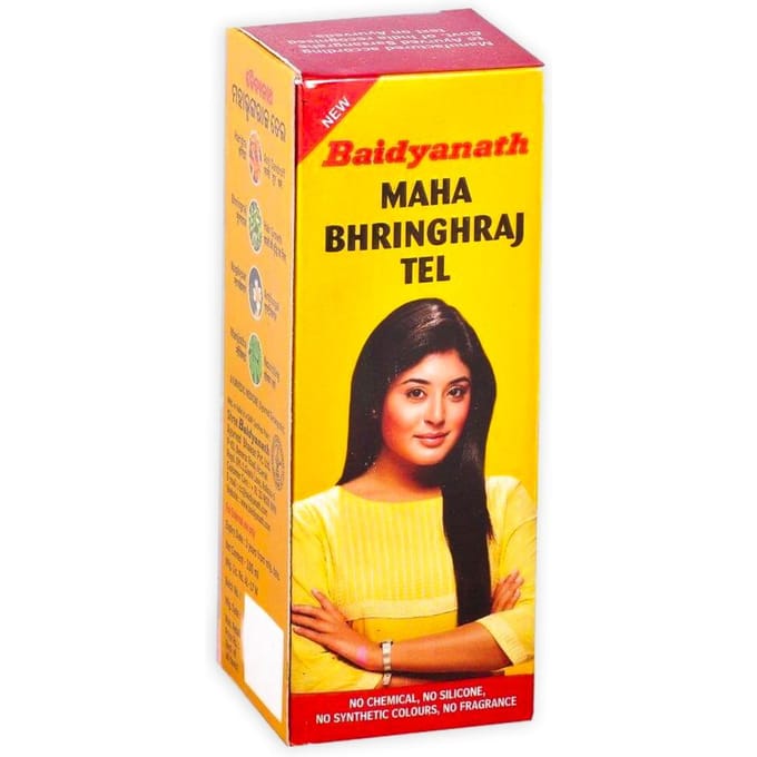 Maha Bringaraj: huile capillaire (100 ml), Maha Bhringhraj Tél, Baidyanath 11.40625