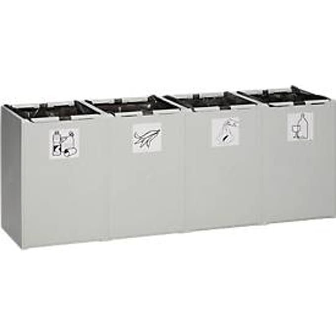 Opvangsysteem voor recyclebare materialen 2000, 60 liter, vierdelig element, geleverd zonder deksel!
