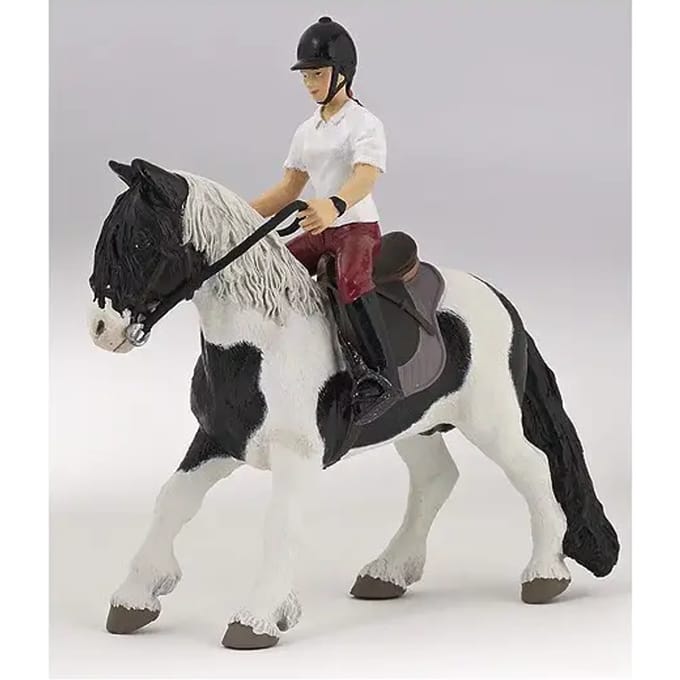 Beeldje Papo Poney sellé et harnaché