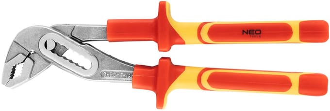 NEO - 1000 V Pijptang - 250 mm - Ergonomisch Handvat - CrV Staal