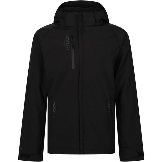 Regatta Heren Repeller gevoerd Soft Shell jack met capuchon (Zwart)