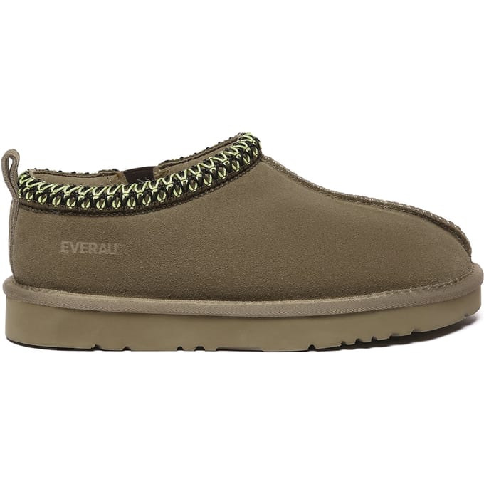 EVER AU Dames Leren Pantoffels - Wigeon