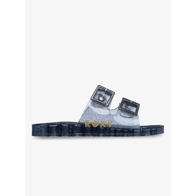 Roxy Kattie Glitter Slippers Blauw EU 36 Vrouw