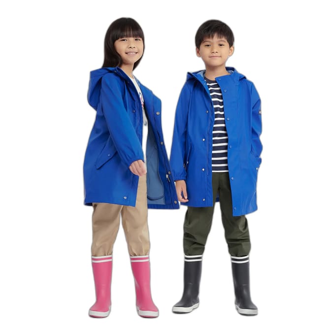 Iconische waterdichte gewaxte jas voor kinderen Aigle