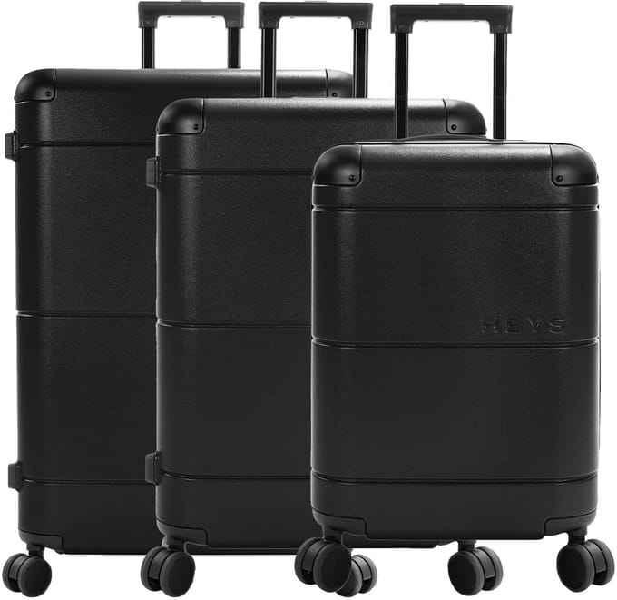 Heys Zen - 4-wiel trolley set 3-delig erw. (black)
