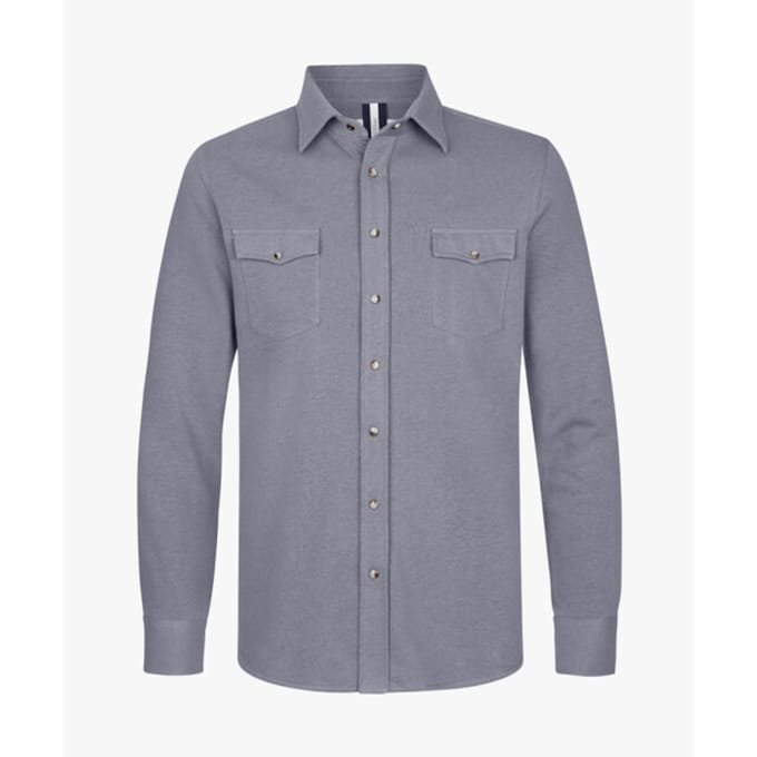 Profuomo overshirt western ppxf10001i m2 mid blue