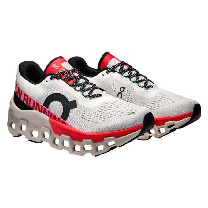 Cloudmonster 2 Ivoor Zilver Rood Dames Sneakers Crème 3WE10113193 36 gray