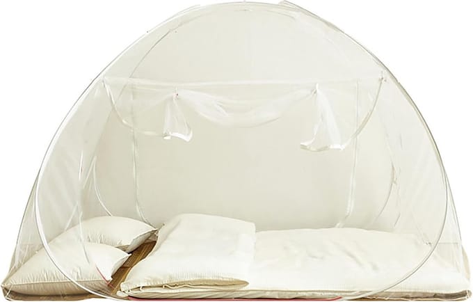 Klamboe Tent - Bed Hemel - Slaap Bescherming - Opvouwbaar Draagbaar - Queen Maat