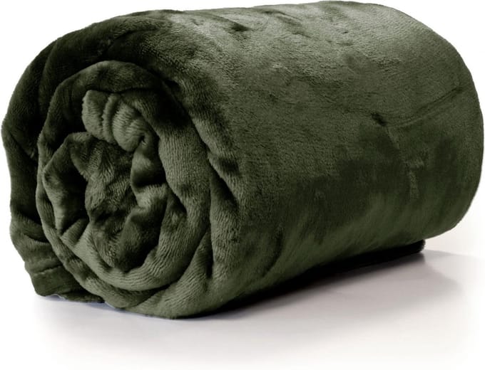 D- Unique Living - Enzo plaid 130x180cm Deep Green