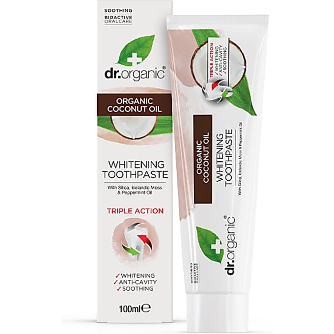 Dr. Organic Virgin Cocosolie Tandpasta - 100 ml
