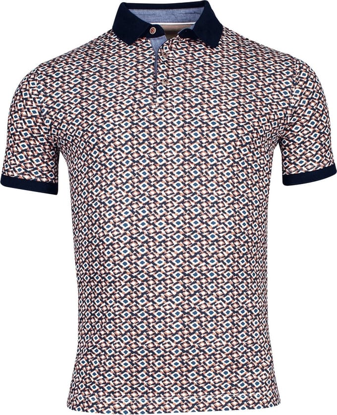 Baileys poloshirt korte mouw rood