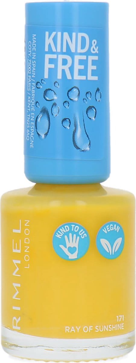 Rimmel Kind & Free Nagellak - 171 Ray Of Sunshine (set van 3)