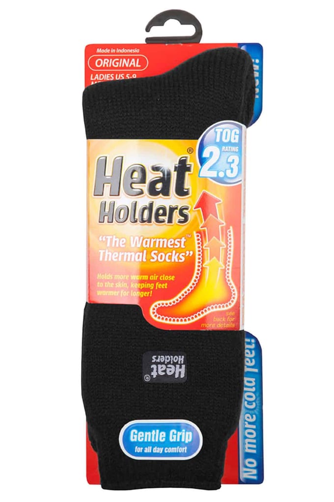 Heat Holders - Dames originele thermo sokken - Zwart
