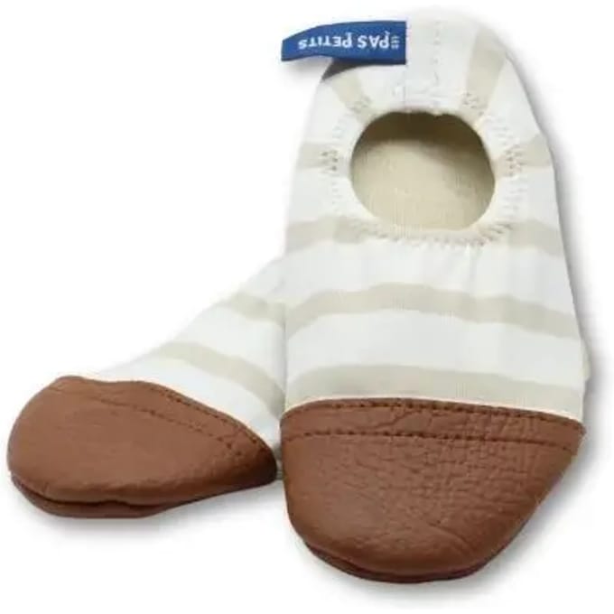 Babyslofjes Les Pas Petits Marins Camel