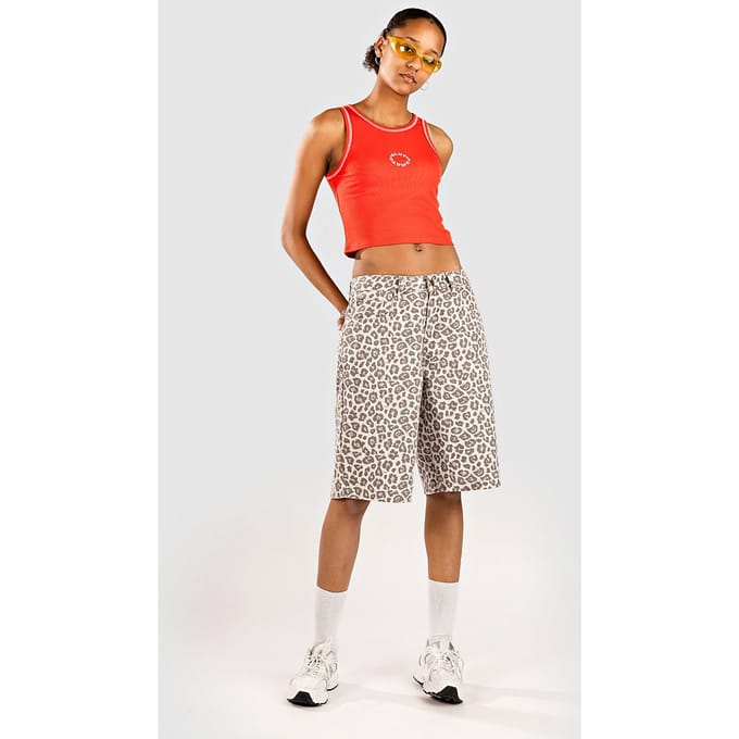 Blue Tomato Printed Denim Jort Korte Broek