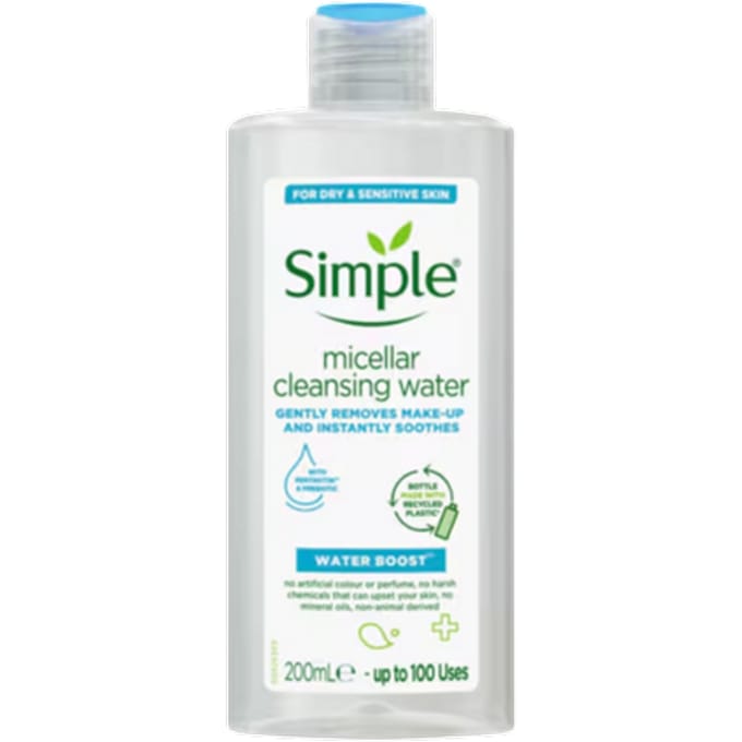 Simple Water Boost Micellar Cleansing Water - 200 ml