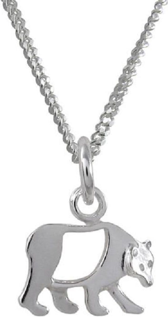 AuBor ®. Hanger. Zilver. De kleine beer.
