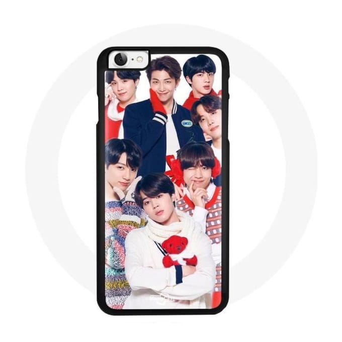 Coque pour Iphone 8 BTS Affiche Memebers Cadeau de Noël 2023