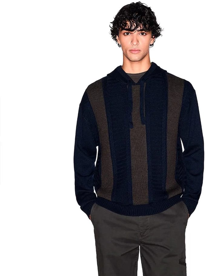 Armani Exchange Xm001337_af19385 Half Rits Trui Blauw M Man