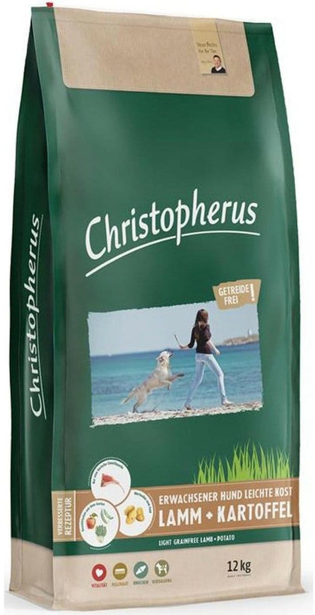 Christopherus Adult Hond - Graanvrij Light Voer - 12kg