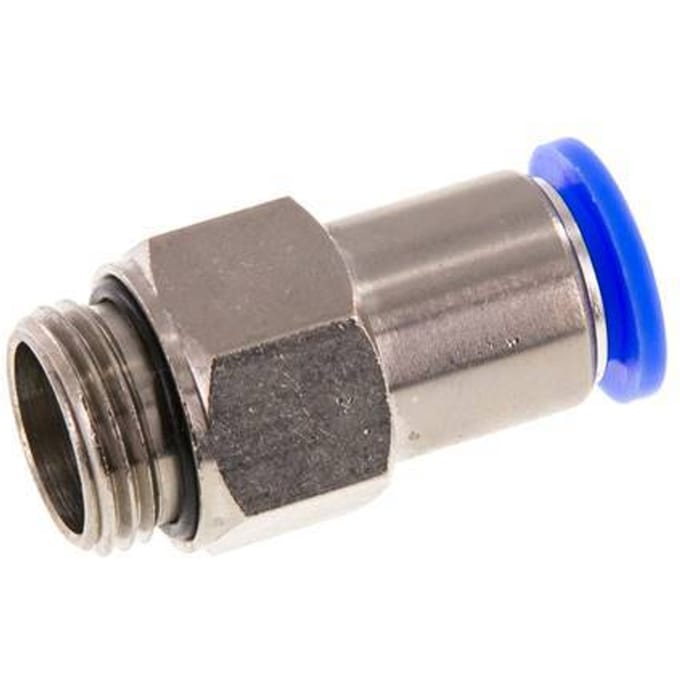 12mm & G1/2'' Zelfsluitende Insteekkoppeling Vernikkeld Messing/PBT Buitendraad 0-10 bar