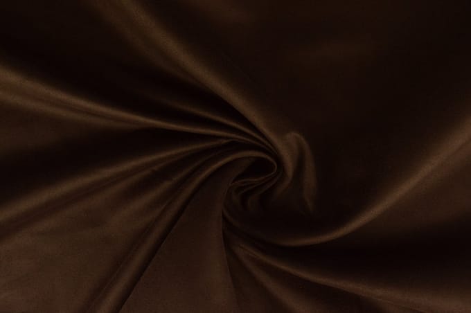 10 meter suedine - Bruin - 100% polyester