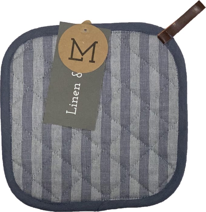 Linen & More Pannenlappen 2 stuks selina Indi Blue