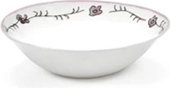 Serax Marni Midnight Flowers Dark Viola bowl D18cm H5.5cm roze