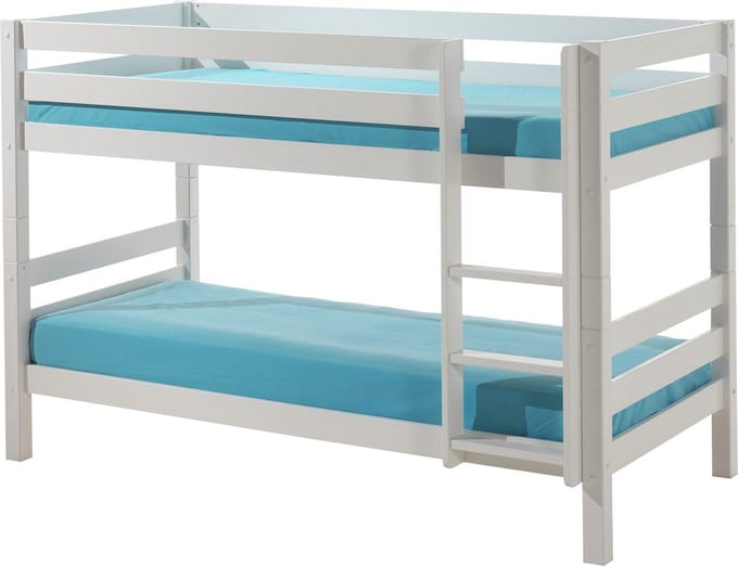 Vipack Stapelbed Pino 140 cm hoog - 90 x 200 cm - wit