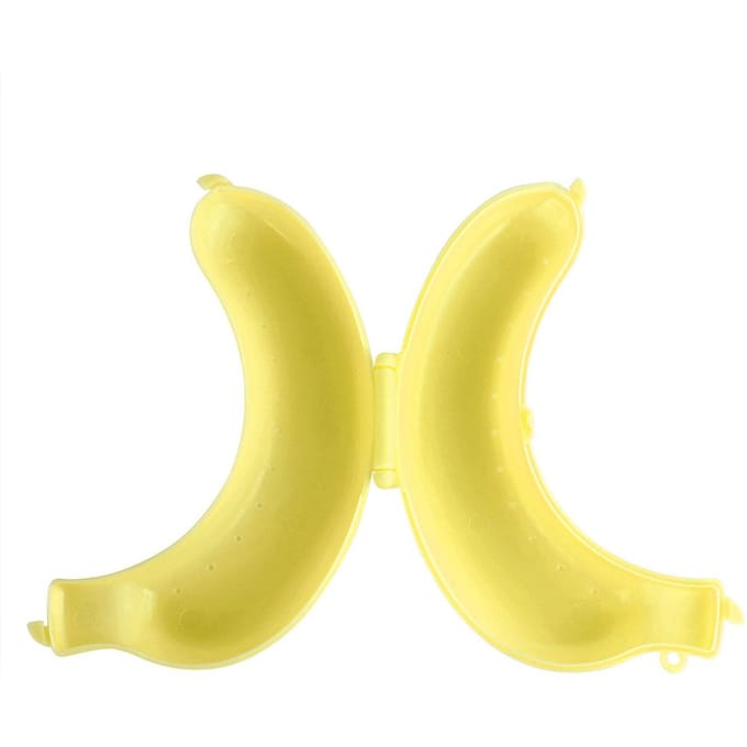 Schattige 3 Kleuren Fruit Banaan Beschermdoos Houder Case Lunchcontainer Opslag Nieuw