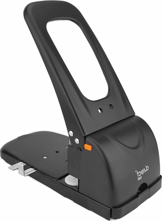 1300 perforators groot - 2-voudige high-performance perforatie - zwart strong hole punch