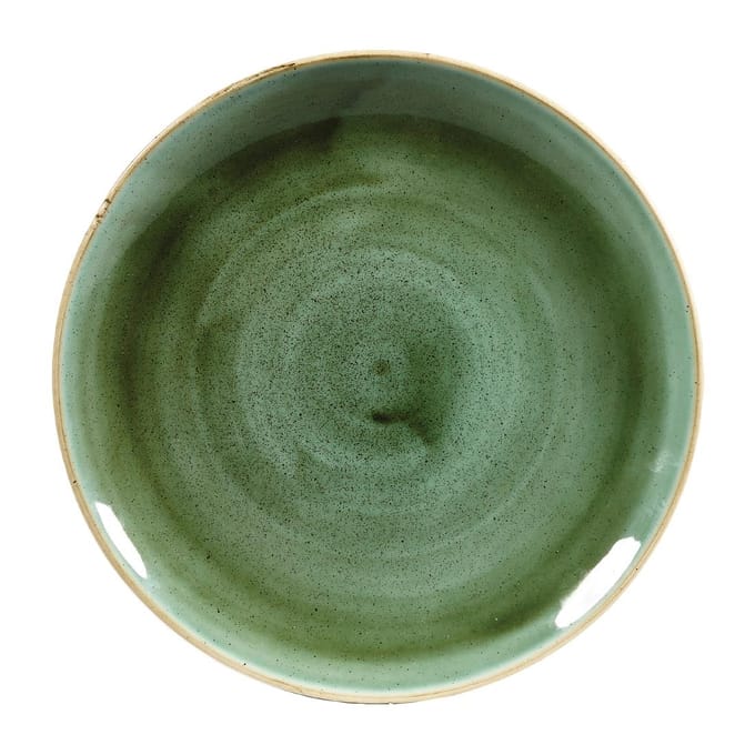 Churchill Stonecast Samphire Green Evolve Coupe Bord 22cm (12 stuks)