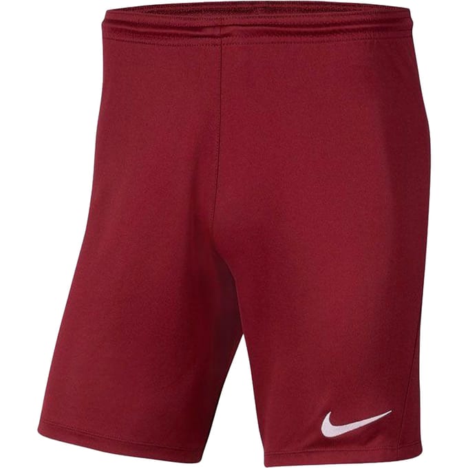 Nike Heren Dry Park III Korte Broek (Donkerrood)