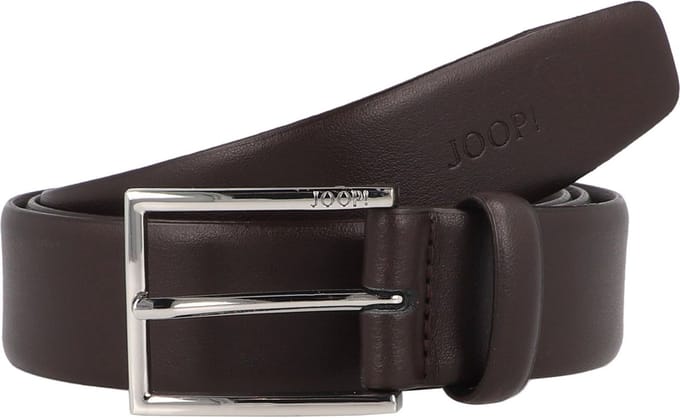 JOOP! Leren Riem Standard Coll. Belt 3,5 CM W100 D`Brown Donkerbruin