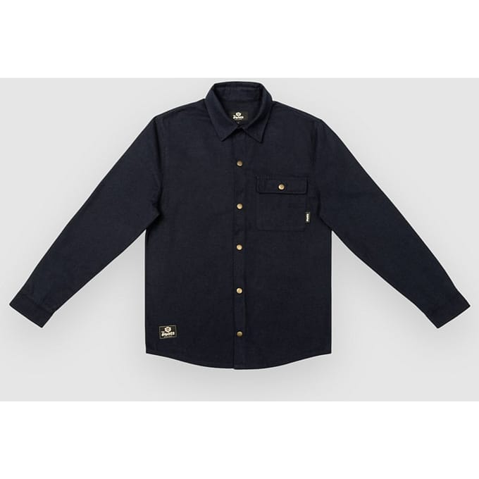The Dudes Chuckkallax Over Chuck Classic Shirt zwart